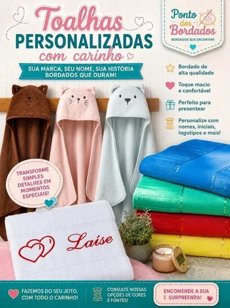 Toalhas personalizadas